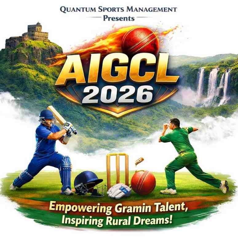 All India Gramin Cricket League 2026 to Kick Off in Lonavala–Kamshet on 22nd April With 8 Franchise Teams